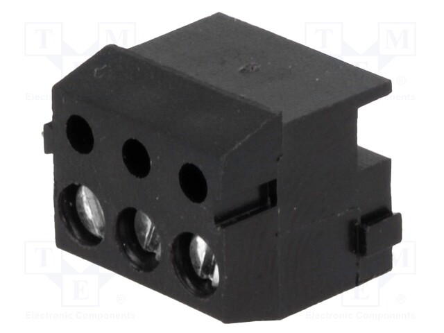 Pluggable terminal block; Contacts ph: 3.5mm; ways: 3; angled 90°