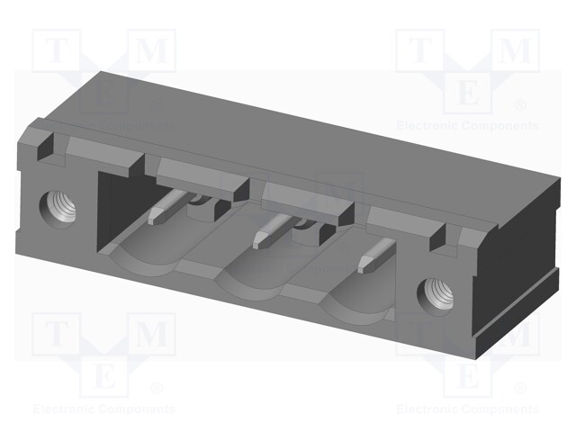 Connector: pluggable terminal block; socket; male; on PCBs