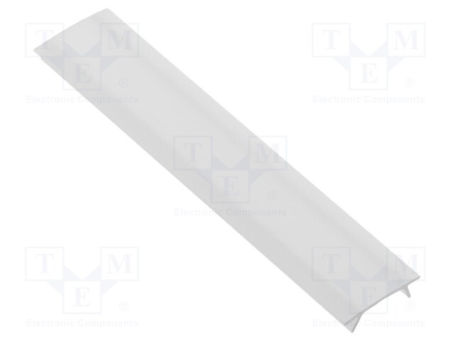 Cover for LED profiles; white; push-in; GTV-GLAX