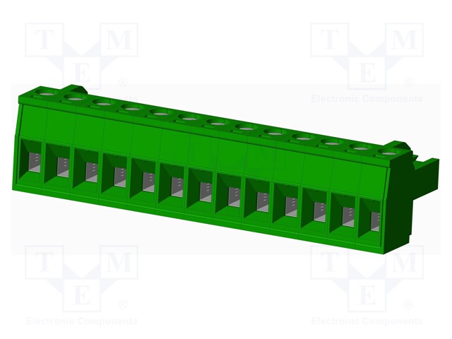 Connector: pluggable terminal block; plug; female; straight; 12A