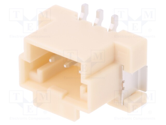 Socket; wire-board; male; DuraClik; 2mm; PIN: 3; SMT; 3A; -40÷105°C