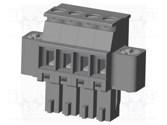 Connector: pluggable terminal block; plug; female; angled 90°