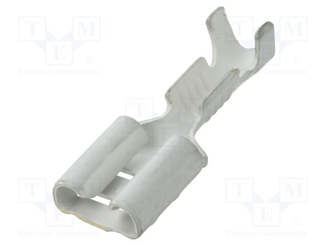 Terminal: flat; 6.3mm; 0.8mm; female; 0.5÷1.5mm2; crimped; straight