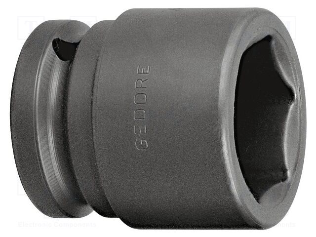 Socket; 6-angles,socket spanner,impact; 13/16"; 51mm; steel