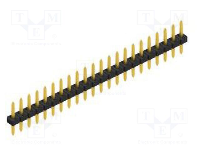 Connector: pin strips; pin header; male; PIN: 22; 2mm; THT; 1x22