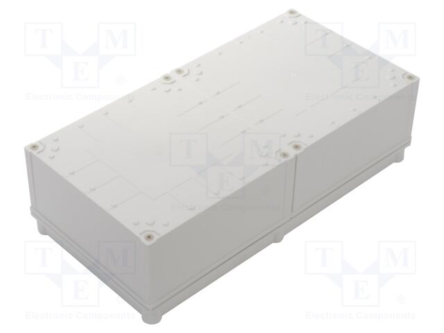 Enclosure: multipurpose; X: 300mm; Y: 600mm; Z: 170mm; QUICK; grey