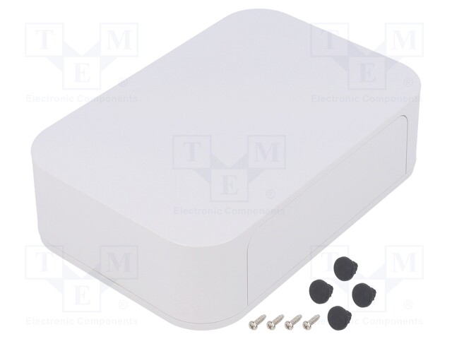 Enclosure: with panel; PF; X: 175mm; Y: 120mm; Z: 50mm; ABS; white