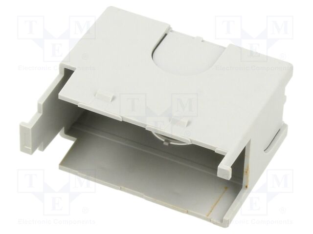 Enclosure: junction box; 55.5mm; plaster embedded; plastic; grey