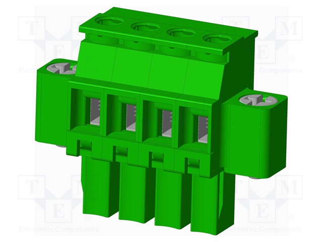 Connector: pluggable terminal block; plug; female; angled 90°
