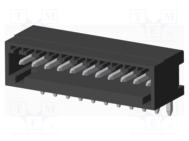 Connector: pluggable terminal block; socket; male; on PCBs