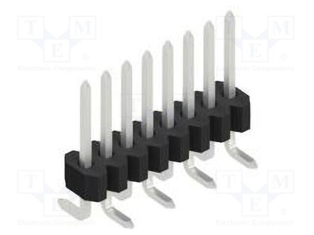 Connector: pin strips; pin header; male; PIN: 8; 1.27mm; SMT; 1x8