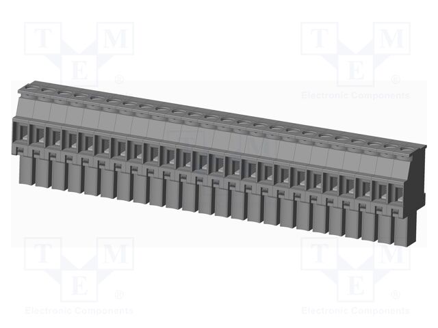 Connector: pluggable terminal block; plug; female; angled 90°