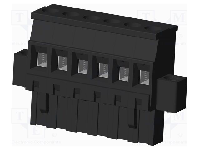 Connector: pluggable terminal block; plug; female; angled 90°