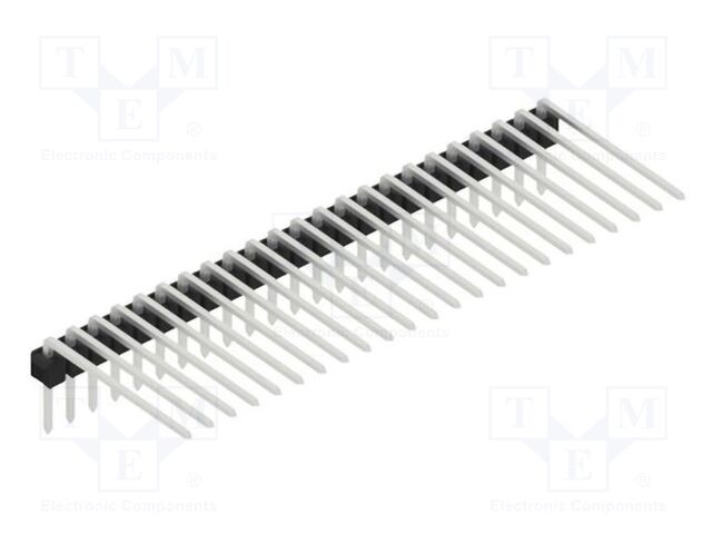 Connector: pin strips; pin header; male; PIN: 23; 2.54mm; THT; 1x23