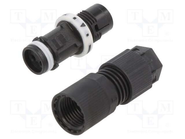 Connector: AC supply; screw terminal; female; TH381; 7÷8mm; 400V