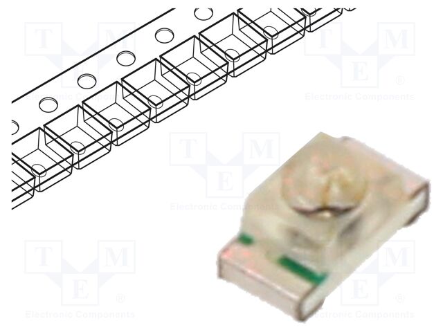 IR transmitter; 850nm; 35°; 1.2÷1.7VDC; SMD; Dim: 1.6x0.8x0.95mm