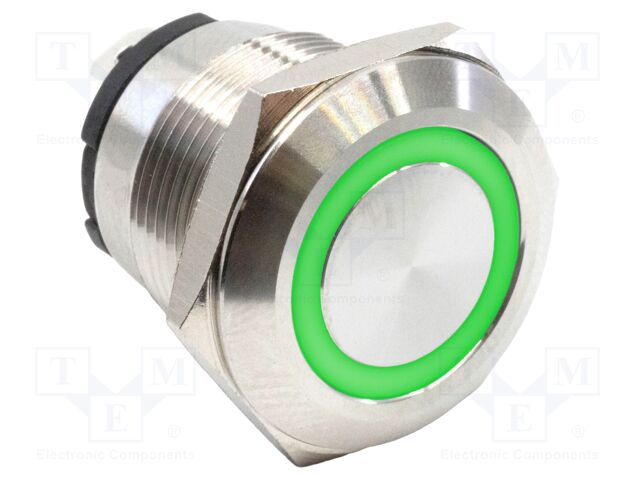 Switch: vandal resistant; Pos: 2; SPST; 20A/250VAC; IP67; OFF-(ON)
