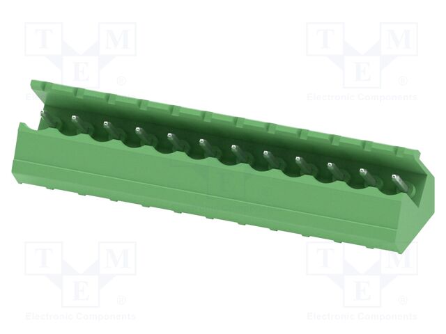 PCB headers, nominal cross section: 2.5 mm?, color: green, n