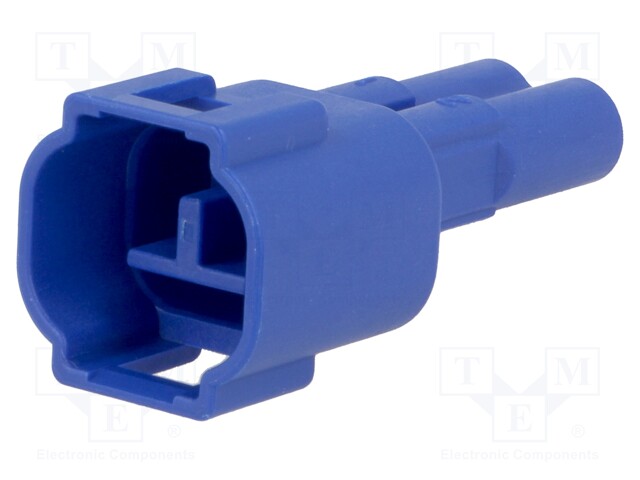Connector: wire-wire; 570,E-Seal; plug; male; PIN: 2; IP67; blue