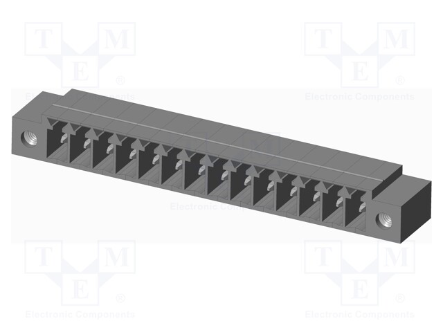 Connector: pluggable terminal block; socket; male; on PCBs