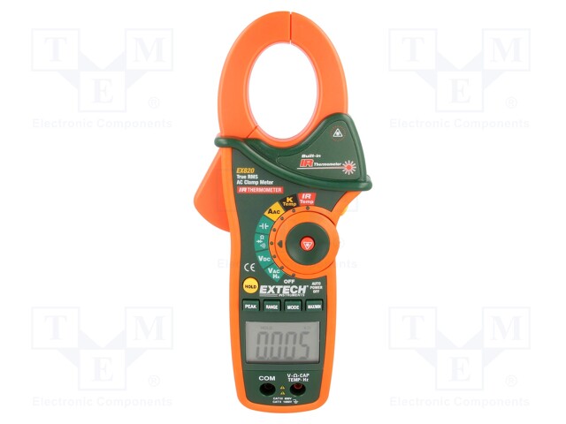 AC digital clamp meter; Øcable: 43mm; LCD 3,75 digit (4000)
