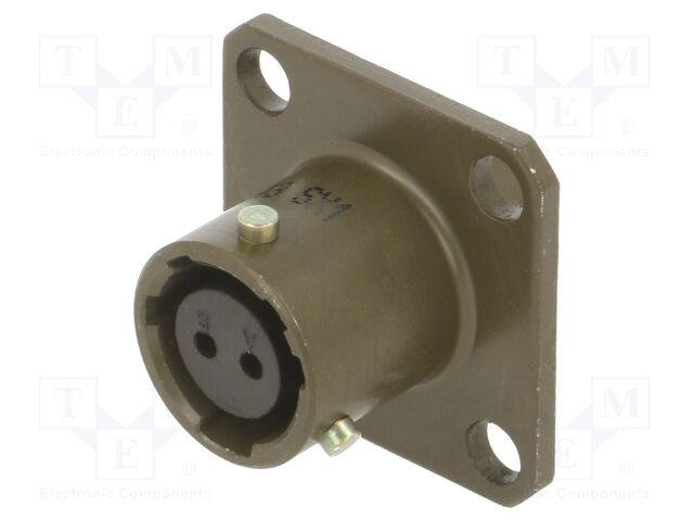 Connector: circular; socket; female; PT/451; 7.5A; 600V; PIN: 2