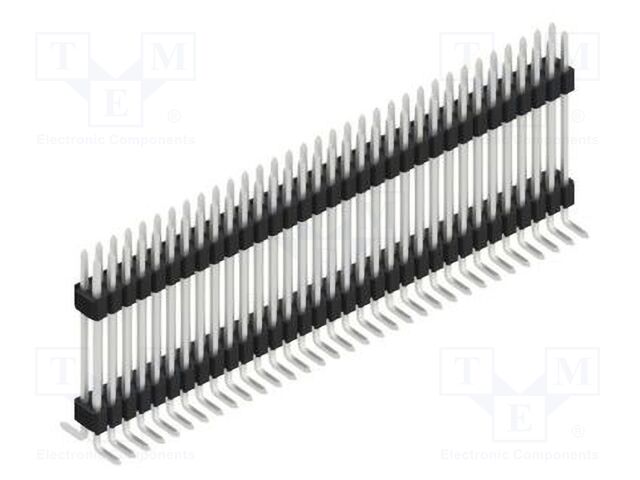 Connector: pin strips; pin header; male; PIN: 66; 1.27mm; SMT; 2x33