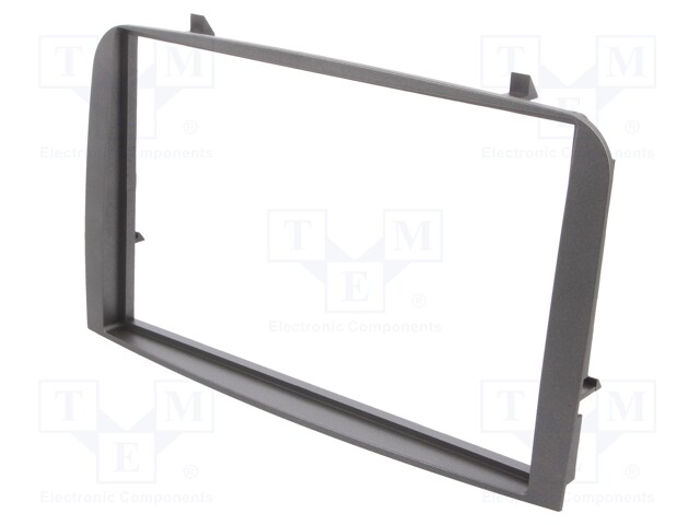 Radio mounting frame; Alfa Romeo; 2 DIN; black