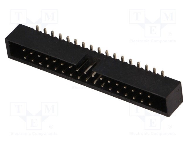 Socket; IDC; male; PIN: 34; vertical; SMT; gold flash; 2mm