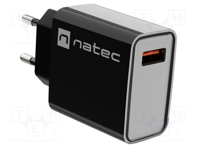 Power supply: switching; plug-in; 5÷12VDC; 3A; 18W; 83x43x27mm