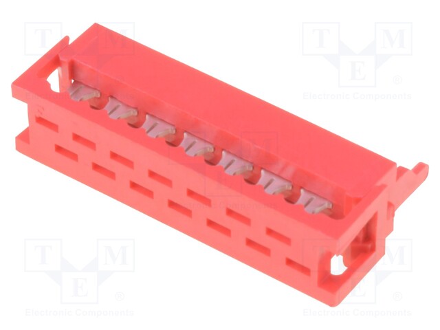 Plug; wire-board; male; PIN: 14; IDC; for ribbon cable; 1.5A; 30mΩ