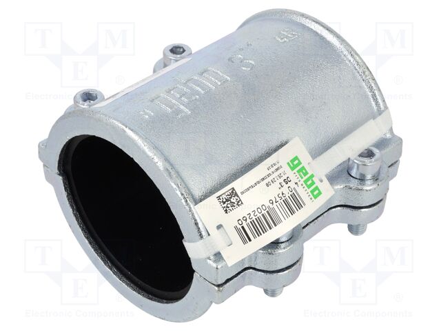 Splice terminal: fixing clamp; sealing; 10bar; cast iron; CLAMPS