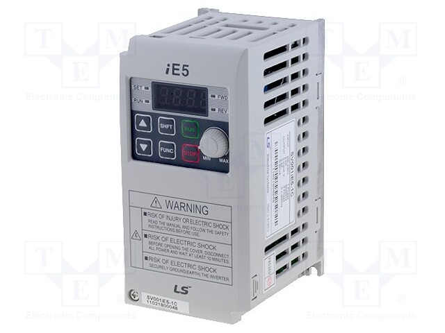 Inverter; Max motor power: 0.1kW; Usup: 200÷230VAC; 0÷200Hz; 0.8A