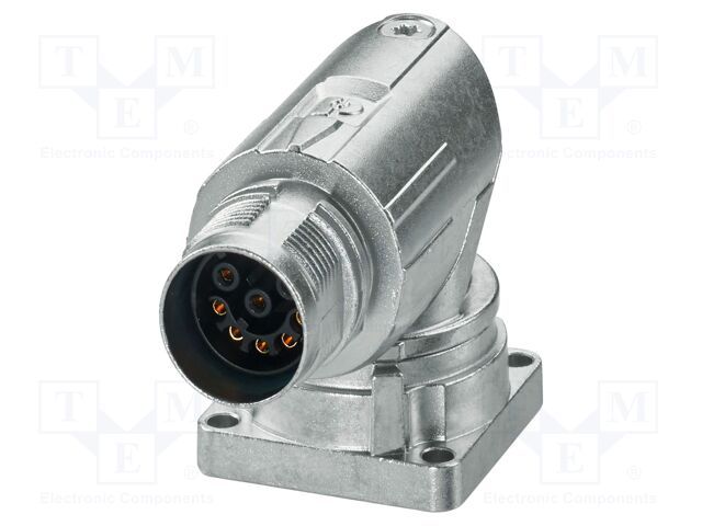Connector: M17; socket; M17 PRO; PIN: 8; 60V; 8A; IP67; crimped