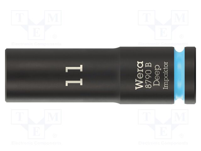 Socket; 6-angles,socket spanner,impact; HEX 11mm; 3/8"; IMPAKTOR