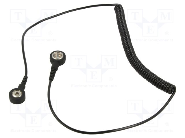 Connection cable; ESD; Application: earthing ESD wristbands; 1MΩ