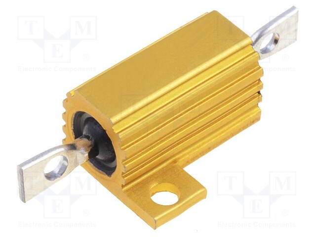 Resistor: wire-wound; with heatsink; screw; 100mΩ; 10W; ±5%