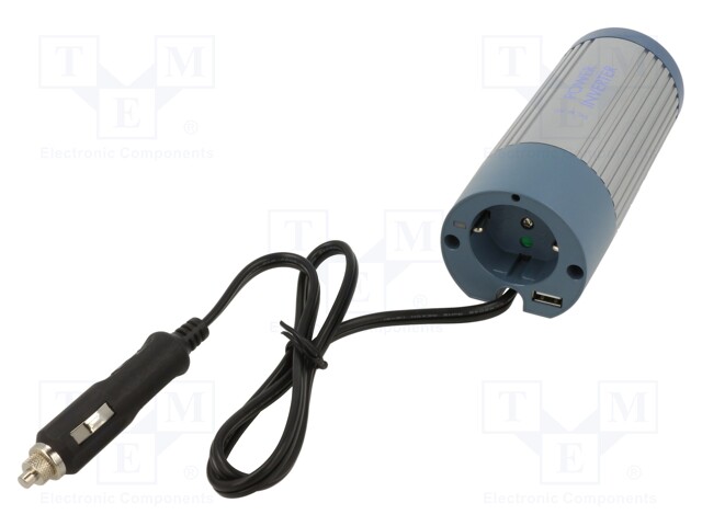 Converter: automotive DC/AC; 100W; Uout: 230VAC; 21÷30VDC; 90%