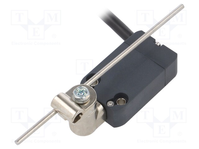 Limit switch; adjustable plunger, length R 19-116mm; NO + NC