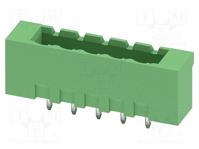 PCB headers, nominal cross section: 2.5 mm?, color: green, n