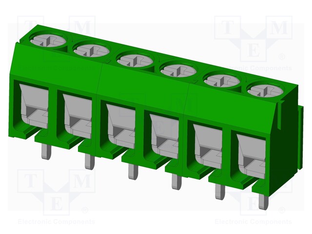Connector: PCB terminal block; terminal; Plating: tinned; on PCBs