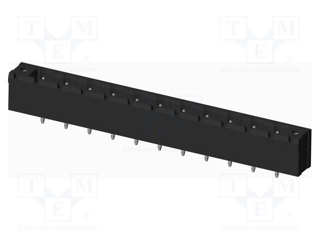 Connector: pluggable terminal block; socket; male; on PCBs