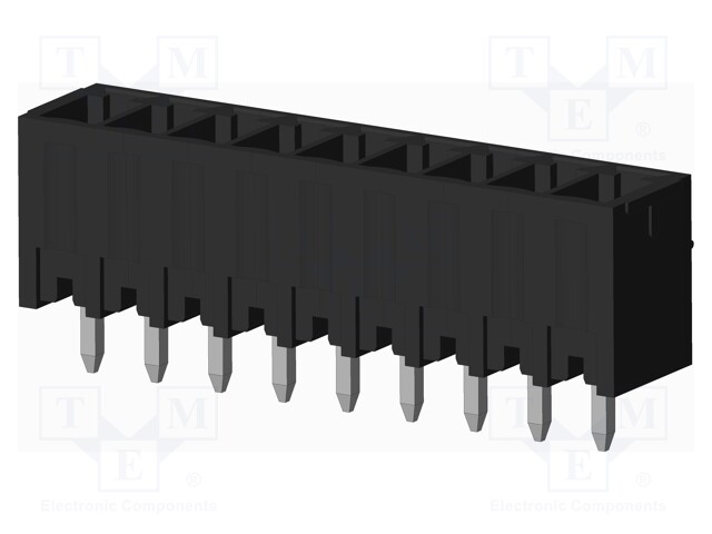 Connector: pluggable terminal block; socket; male; on PCBs