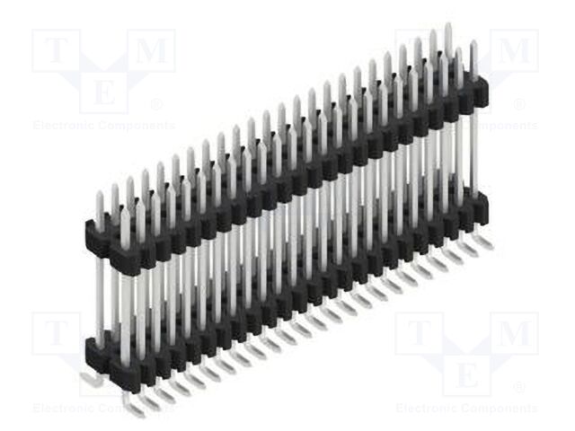 Connector: pin strips; pin header; male; PIN: 48; 1.27mm; SMT; 2x24
