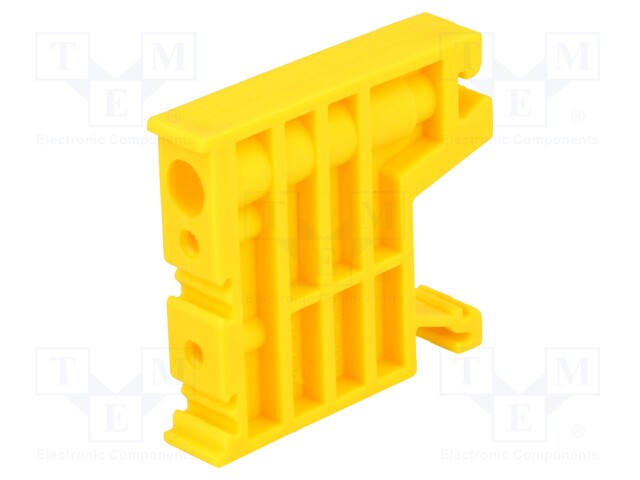 Holder; Application: ZG-G,ZUG,ZUG-G2.5; yellow; Width: 10mm; TS35