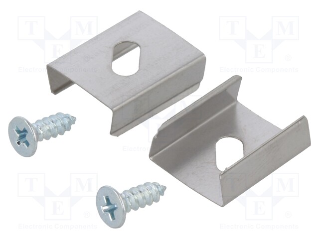 Flexible mounting plate Z; natural; stainless steel