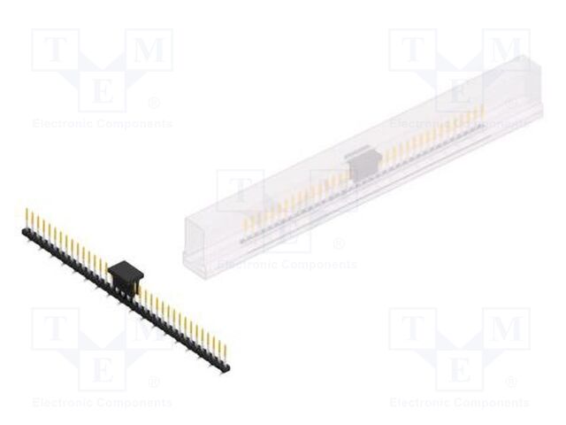 Connector: pin strips; pin header; male; PIN: 36; 2mm; SMT; 1x36