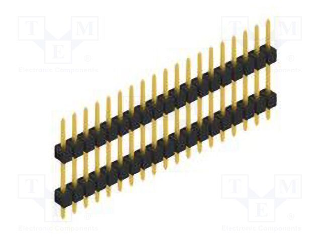 Connector: pin strips; pin header; male; PIN: 19; 2.54mm; THT; 1x19