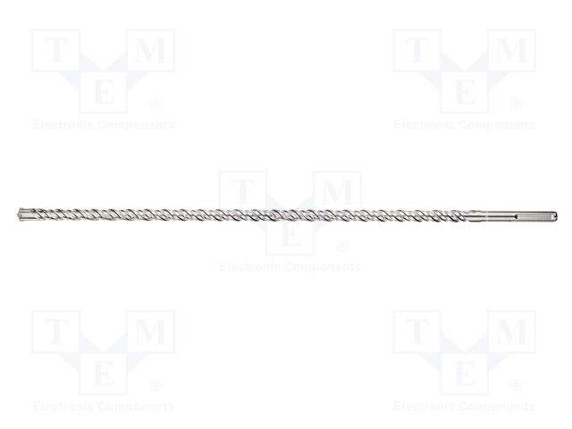 Drill bit; for concrete; Ø: 24mm; L: 800mm; cemented carbide