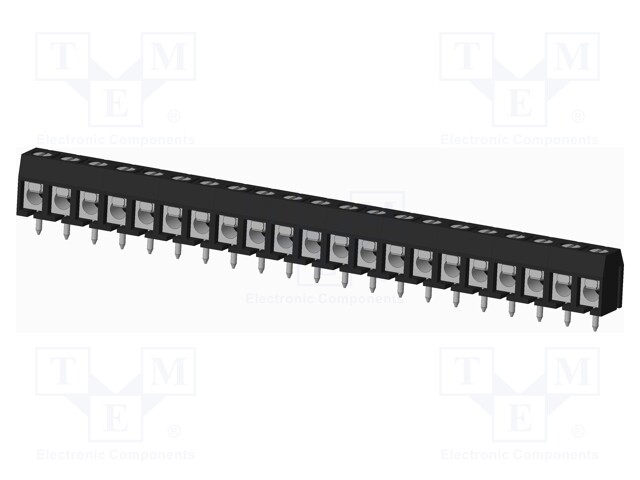 Connector: PCB terminal block; terminal; Plating: tinned; on PCBs